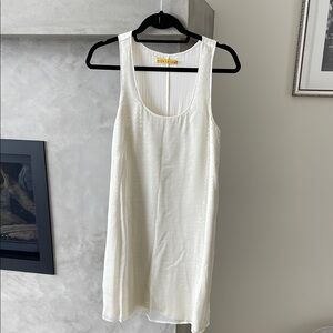 Off- White Sleeveless Dress